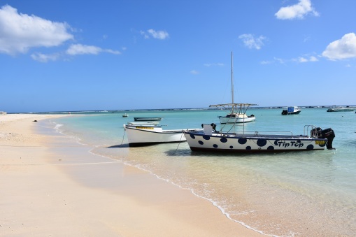 So many beautiful beaches ideal for swimming. The boat for my dive launched from this beach in Flic En Flac.